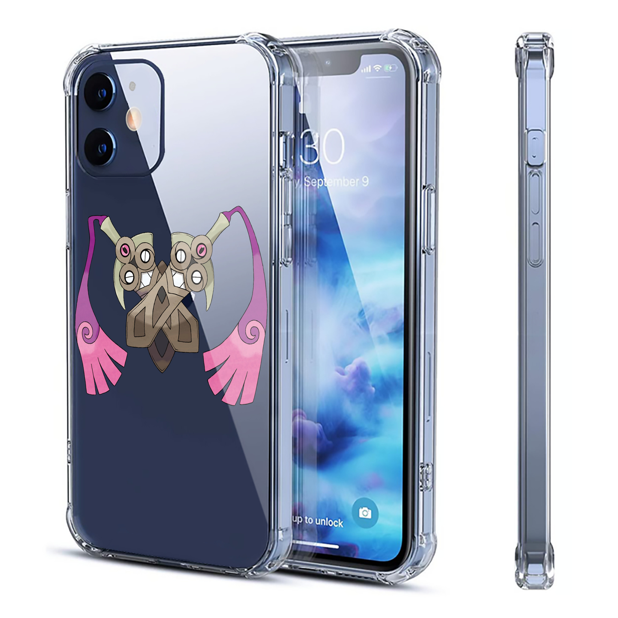 （画像用） ポケットモンスター Pokémon 【iPhone 12シリーズ対応】透明スマホケース（クリアソフトケース）